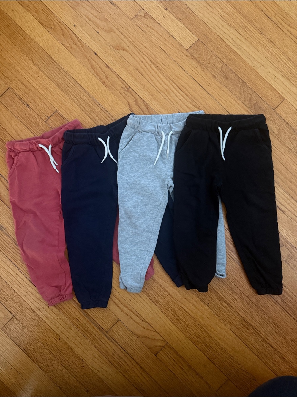 Old Navy Kids Sweatpants Pack - Black, Navy, Gray, Dusty Rose